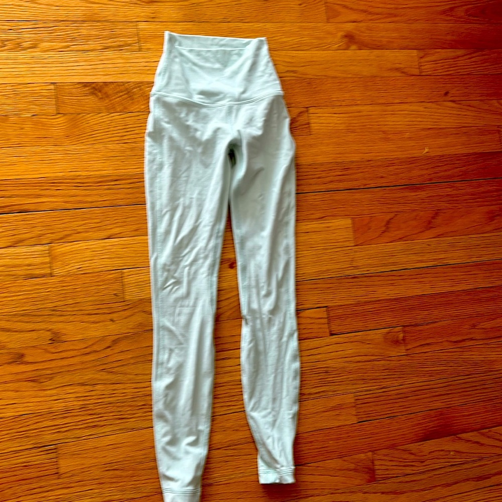 Lululemon Align 25in size 0 mint green leggings